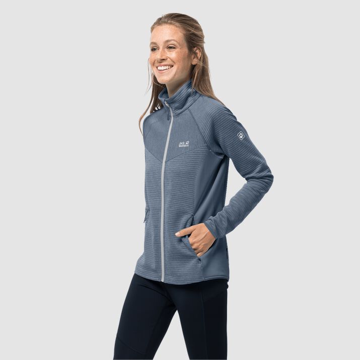 Chamarra Polar Jack Wolfskin Active Tongari Mujer Azules Mexico-7913158